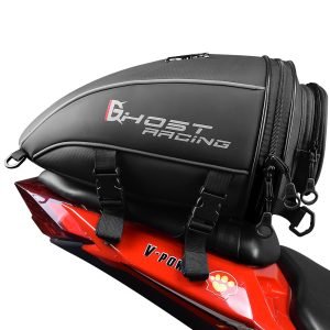 PU leather motorcycle tail bag rider saddle pillion bag backpack motorcycle racing motorcycle riding bag handbag