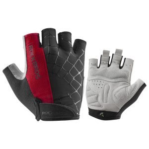 Rock Brothers Summer Short Finger Gloves Half Finger Cycling Gloves Men's and Women's Outdoor Breathable Factory Direct Sales